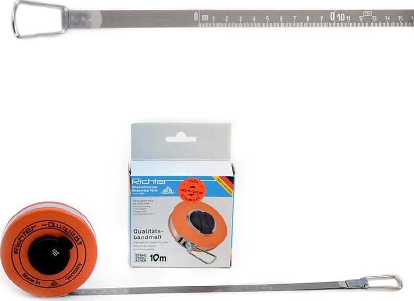 Richter Ruletka stalowa trawiona w kapslu RICHTER 358P 10m