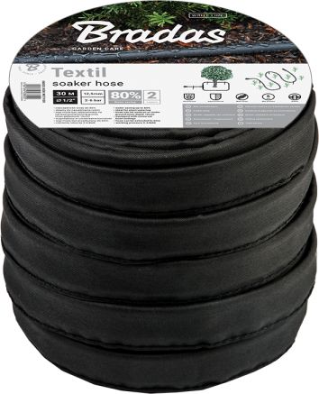 Bradas Wąż nawadniający Pocący 30m SOAKER TEXTIL HOSE 8502