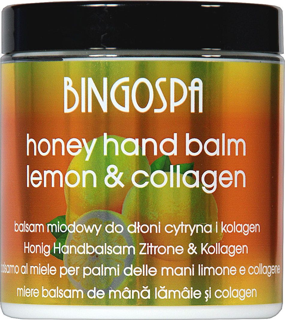 BingoSpa Balsam miodowy do dłoni z cytryną i kolagenem BingoSpa
