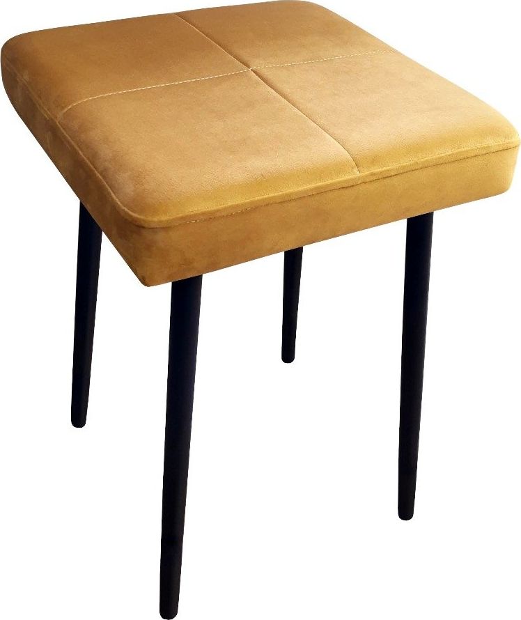 Atos Taboret SQUARE MG VELVET żółty
