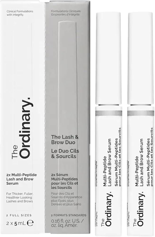 The Ordinary The Lash & Brow Duo Set zestaw serumów do rzęs i brwi 2 x 5 ml