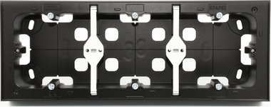 Efapel Efapel puszka natynkowa potrójna czarna 10995 KPM