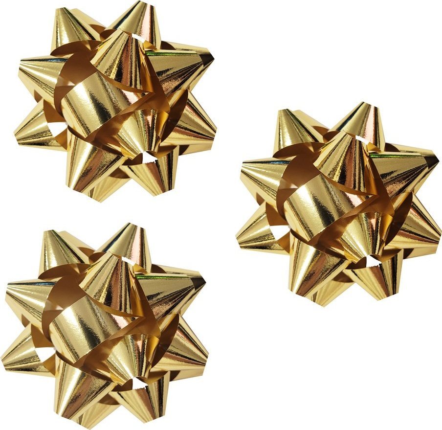 Fastima Zestaw Złota KOKARDA do prezentów 9cm B023