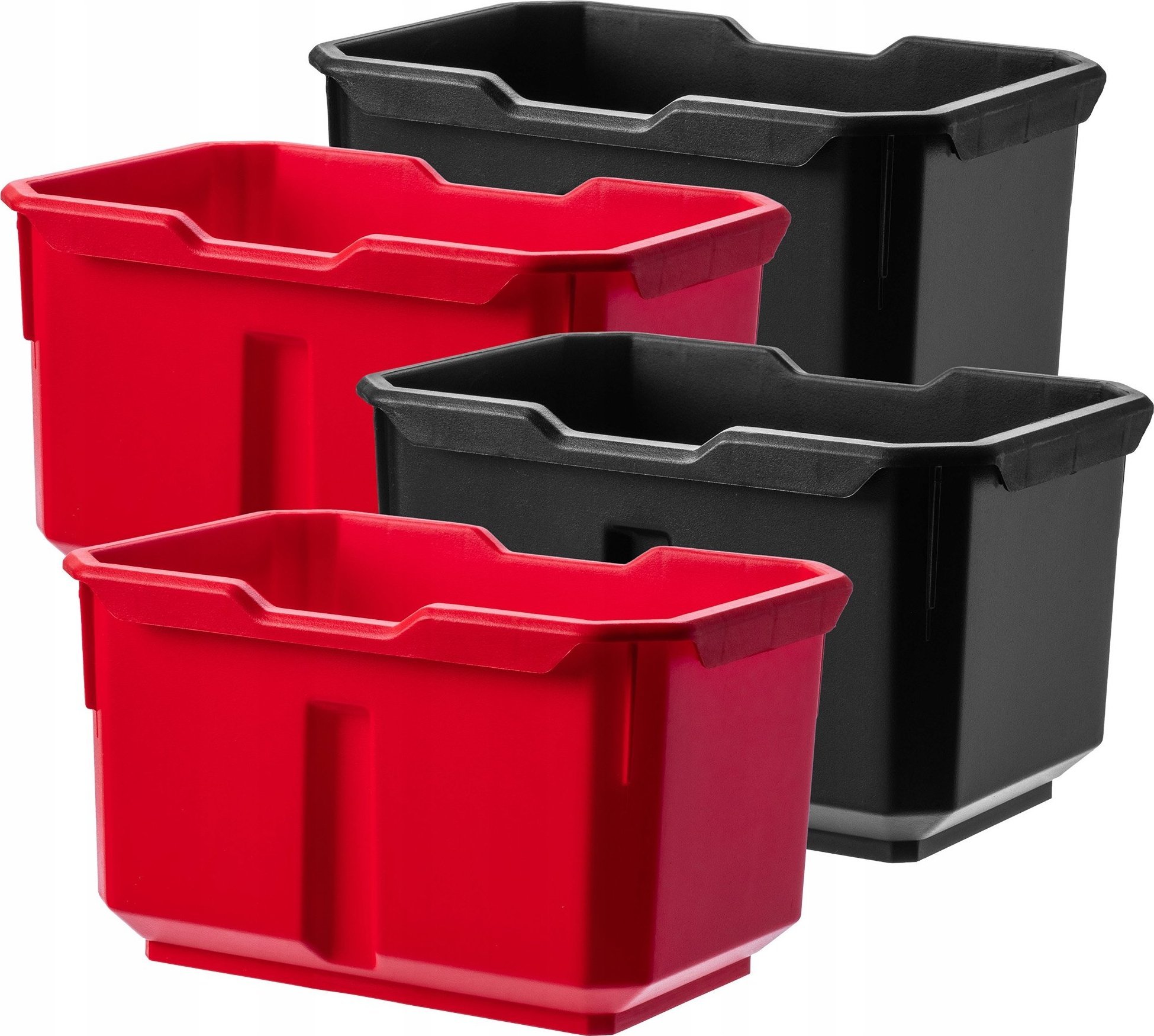 Kadax Pojemnik Magazynowy Pojemniki Warsztatowe 4x 16cm