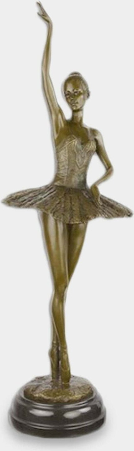 rzezbyzbrazu Primabalerina Piękna Tancerka w Kostiumie Rzeźba z Brązu