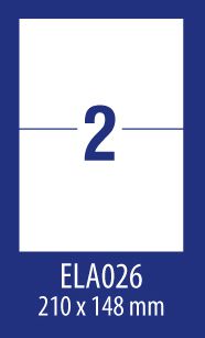 Avery Zweckform ETYK.ZF ECONOMY 210X148MM 026 100ARK ETYKIETA E100 ELA026 - ELA026