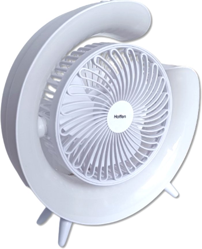 Wiatrak - Wentylator akumulatorowy biurkowy LED RGB