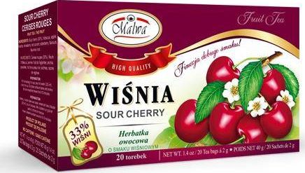 Malwa Herbatka wiśniowa fix 25*2g MALWA