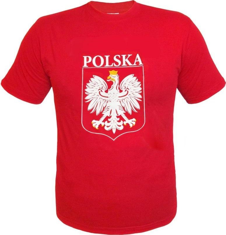 Koszulka z nadrukiem czerwona XL