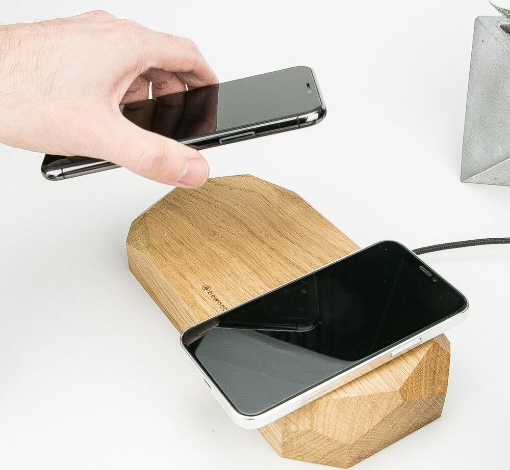 Ładowarka BeWood Double Indukcyjna 1x USB-C