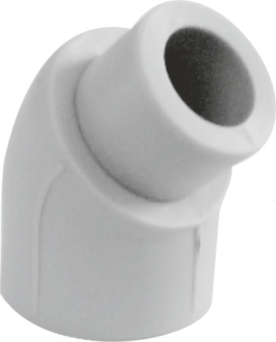 VESBO Kolano PP nyplowe 45st 40mm