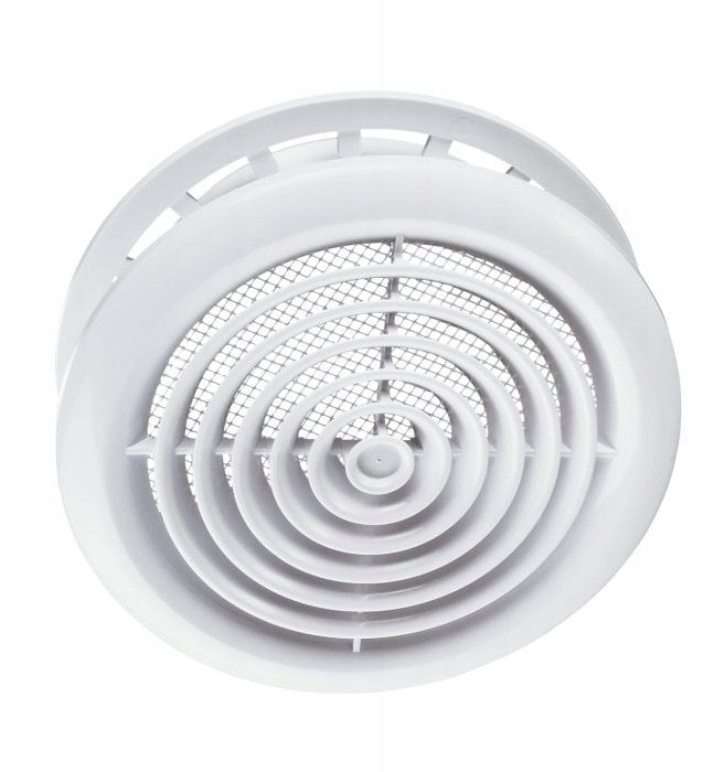 Ventika Kratka wentylacyjna okrągła sufitowa fi 200mm biała MW200KE