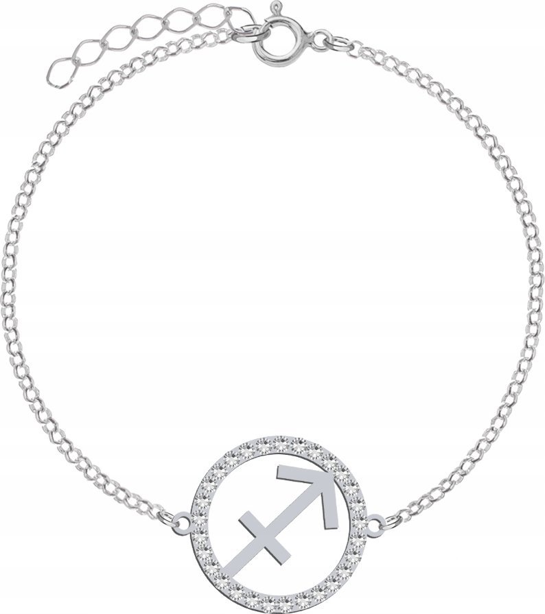 Radziszewska Jewellery Srebrna Bransoletka Znak Zodiaku STRZELEC DEDYK