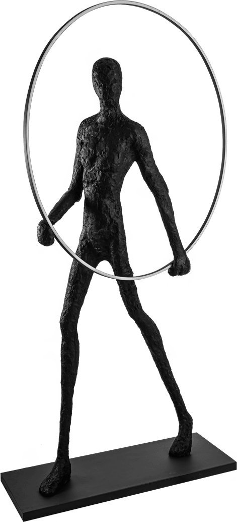Lampa stołowa Azzardo Lampa stojąca akrobata Atlas A AZ4984 podłogowa human czarna