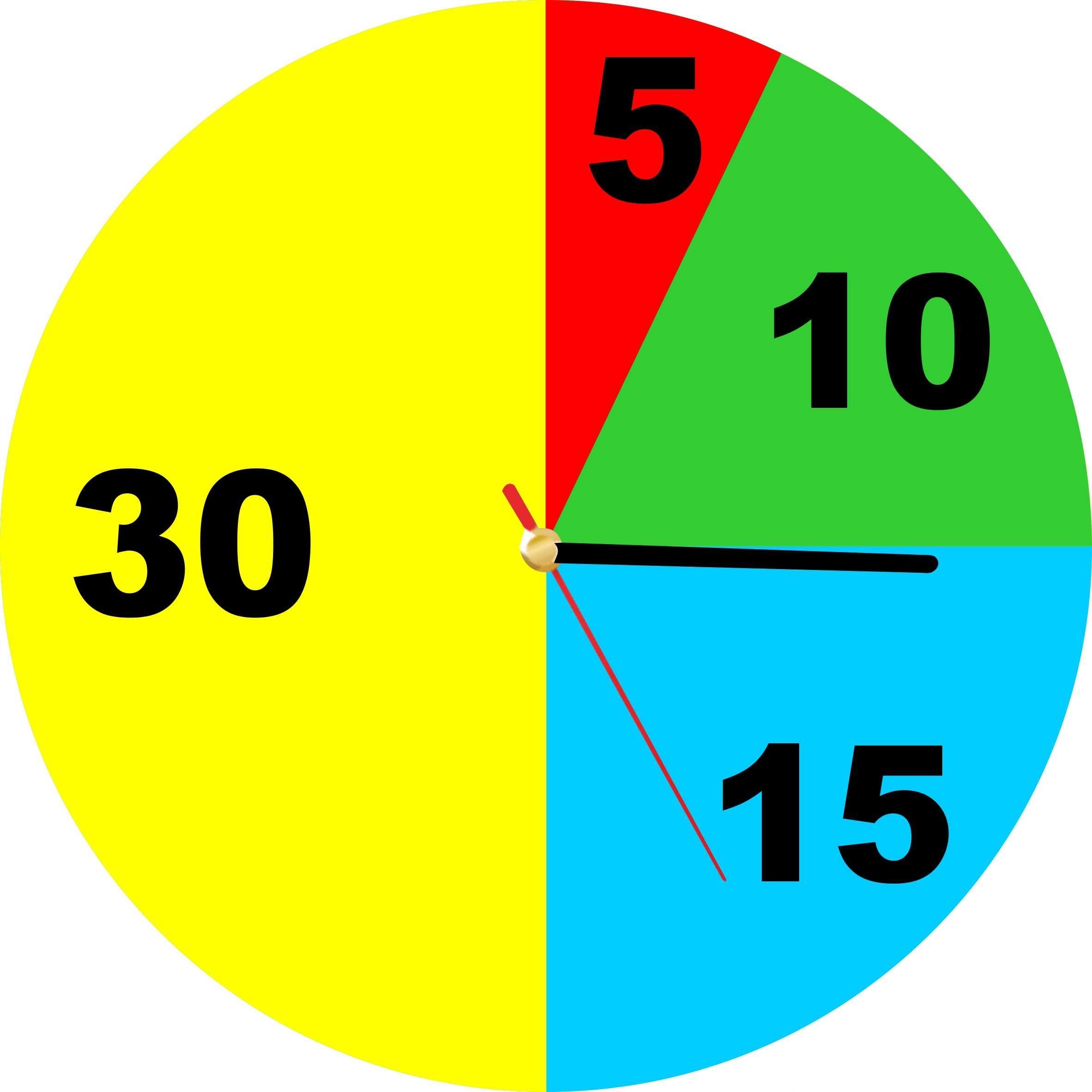 naSciane Zegar ścienny edukacyjny z planem daltońskim