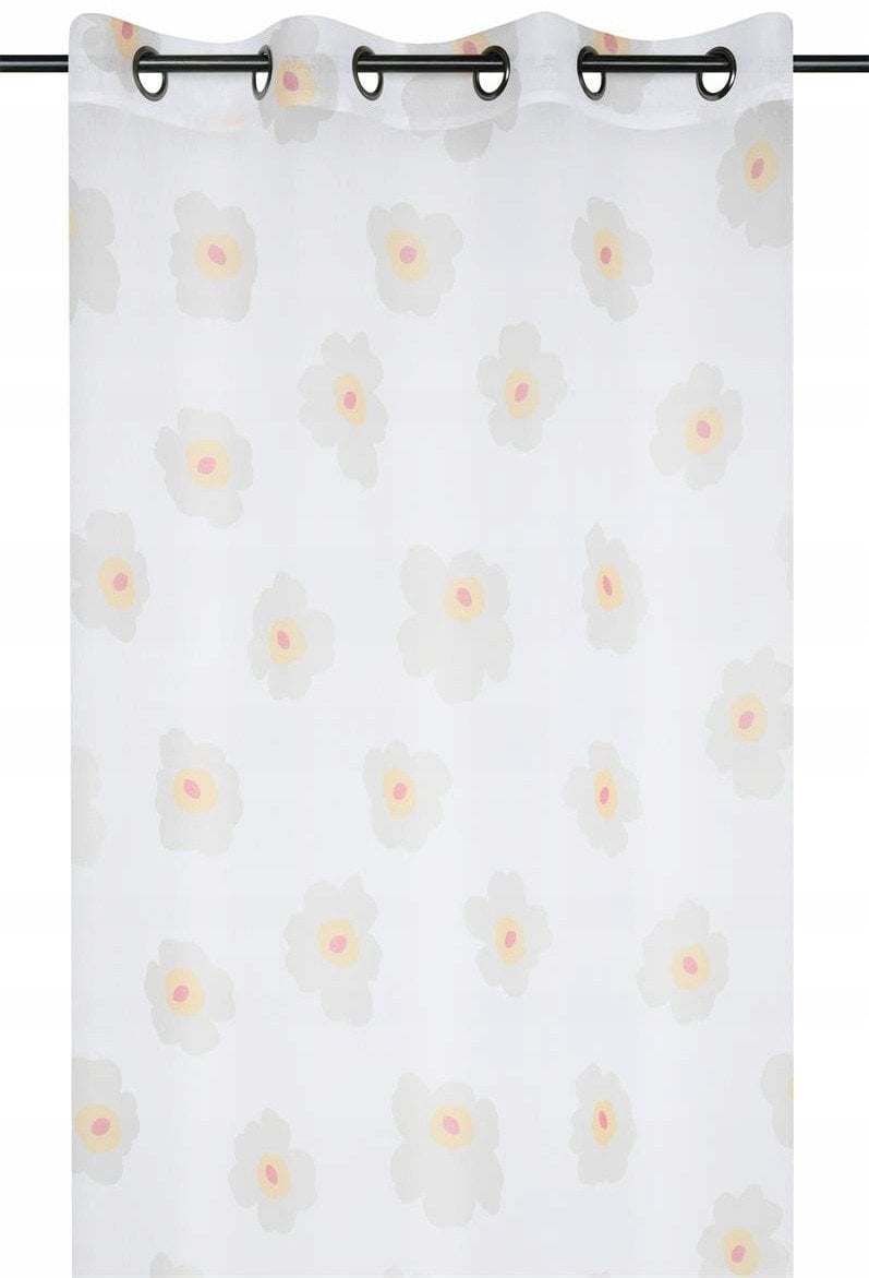 Firana w stokrotki, SWEETLOVE, 140 x 260 cm