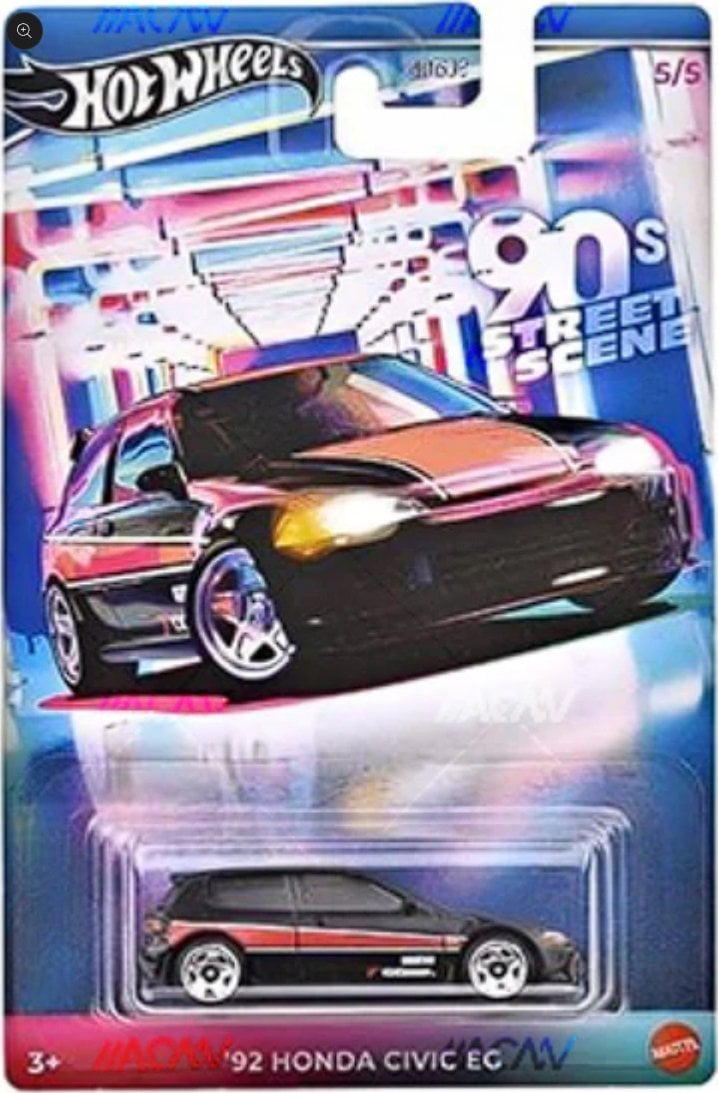 Hot Wheels Samochodzik Street Scene 90's mix JDY83 MATTEL mix cena za 1 szt