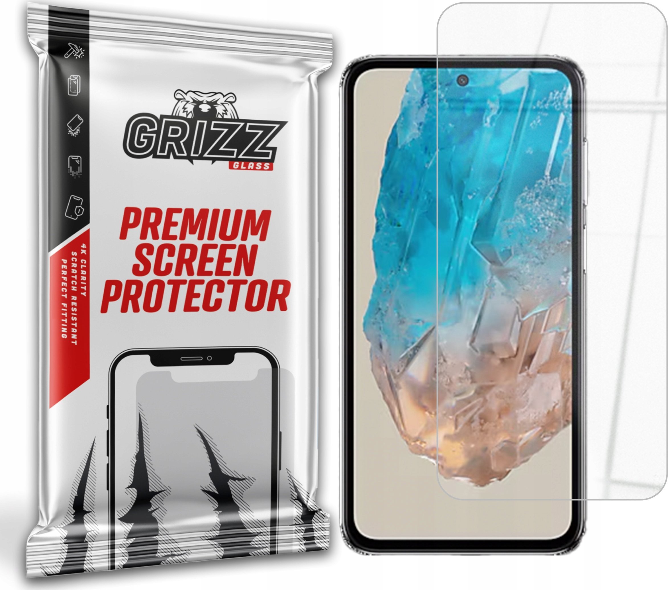 GrizzGlass Szkło hybrydowe GrizzGlass HybridGlass do Samsung Galaxy M35