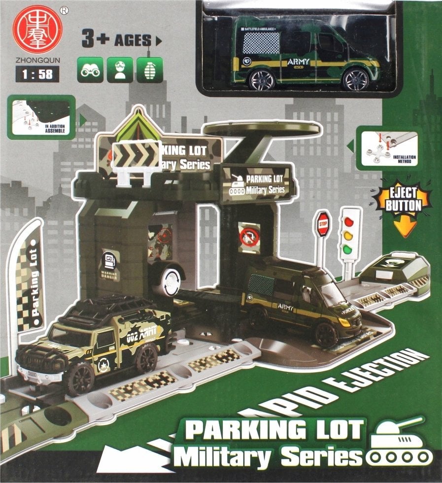 Mega Creative PARKING WOJSKO AKC MET 21X23X8 MC WB 32/64