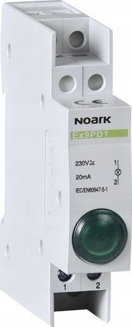 Noark Lampka sygnalizacyjna Noark 102443 230V AC/DC 1 zielona