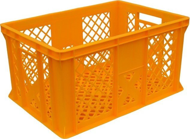 Artech Pojemnik transportowy EURO 300, dno i ścianki ażurowe, wym. 600 x 400 x 300 mm (Kolor żółty)