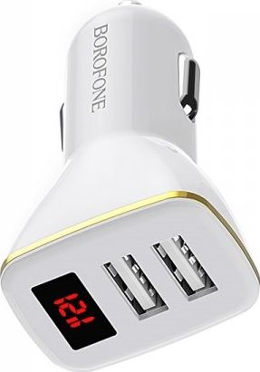 Ładowarka Borofone 2x USB-A 2.1 A (BFO-BZ11-W)