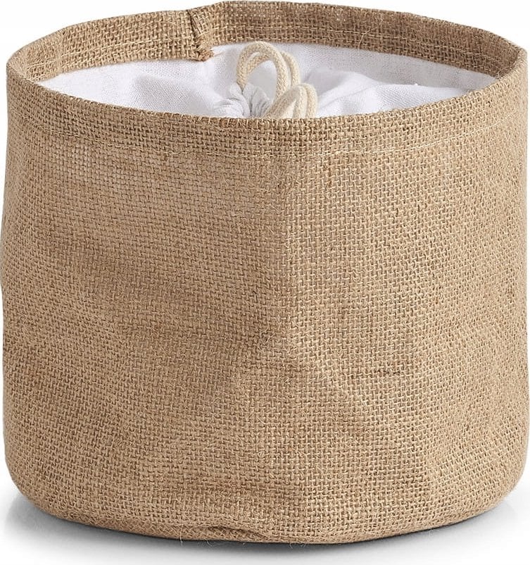 Zeller Kuchenny worek do przechowywania z juty i bawełny, Ø 21 cm