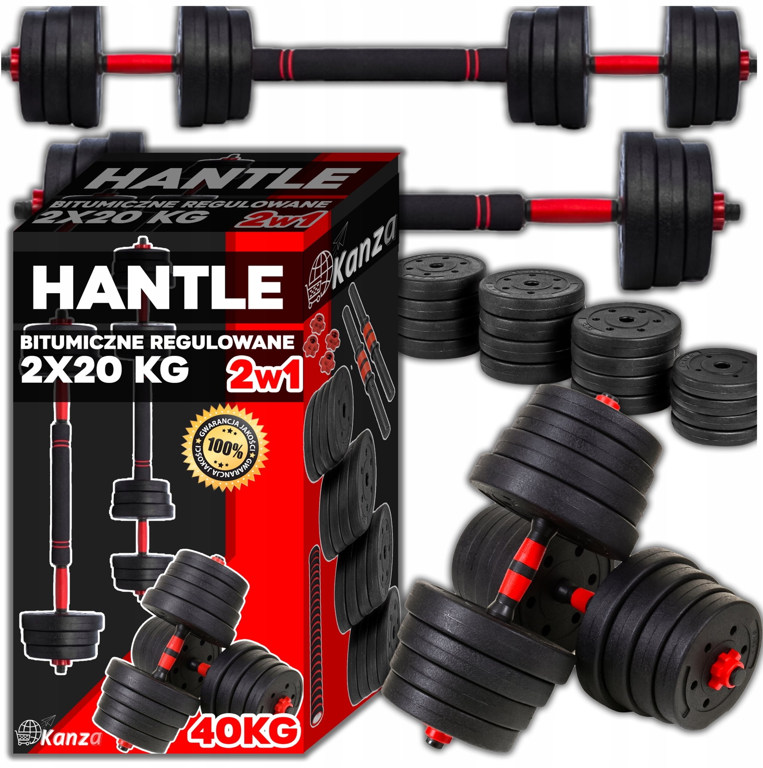 HANTLE 2X20KG 40KG