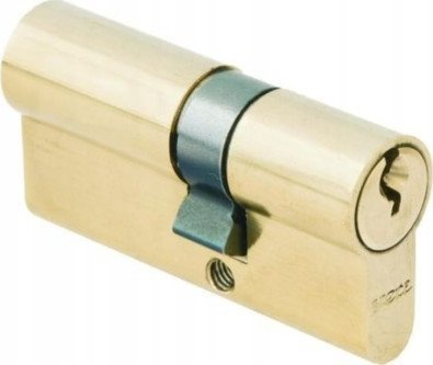 LOB Wkładka do zamka drzwi 26/35 mosiądz solidna