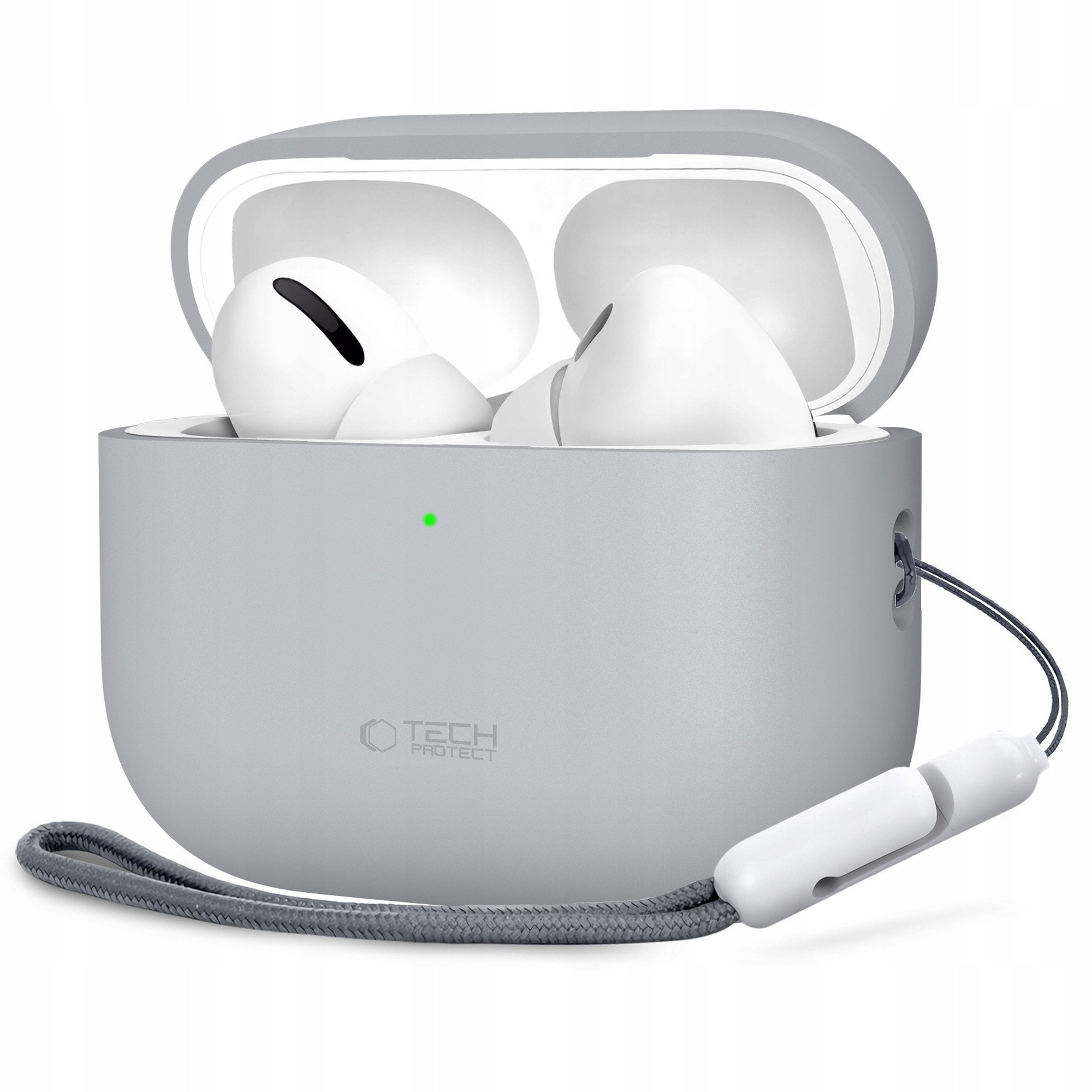 TECH-PROTECT SILICONE APPLE AIRPODS PRO 3 CRAYON GREY