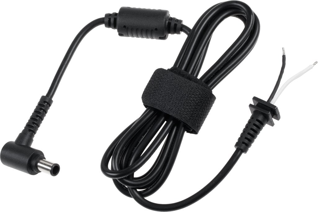 Wtyk kątowy 6,5/4,4 (19,5V/5,13A) sieciowy z kablem do montażu Rebel