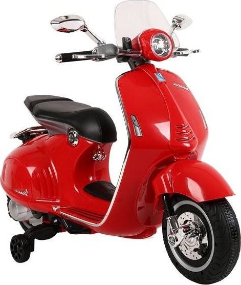 Lean Cars Skuter na Akumulator Vespa GTS 300 Czerwony
