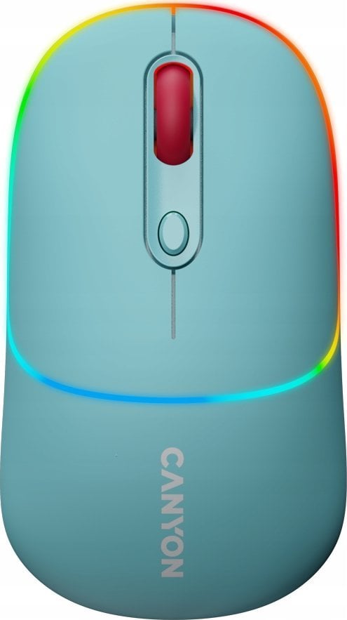 Mysz Canyon CANYON MW-22, 2 in 1 Wireless optical mouse with 4 buttons,Silent switch for right/left keys,DPI 800/1200/1600, 2 mode(BT/ 2.4GHz), 650mAh