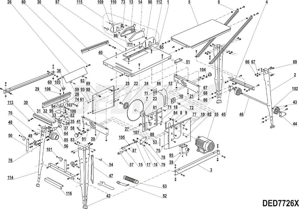 Dedra Wkładka w stole