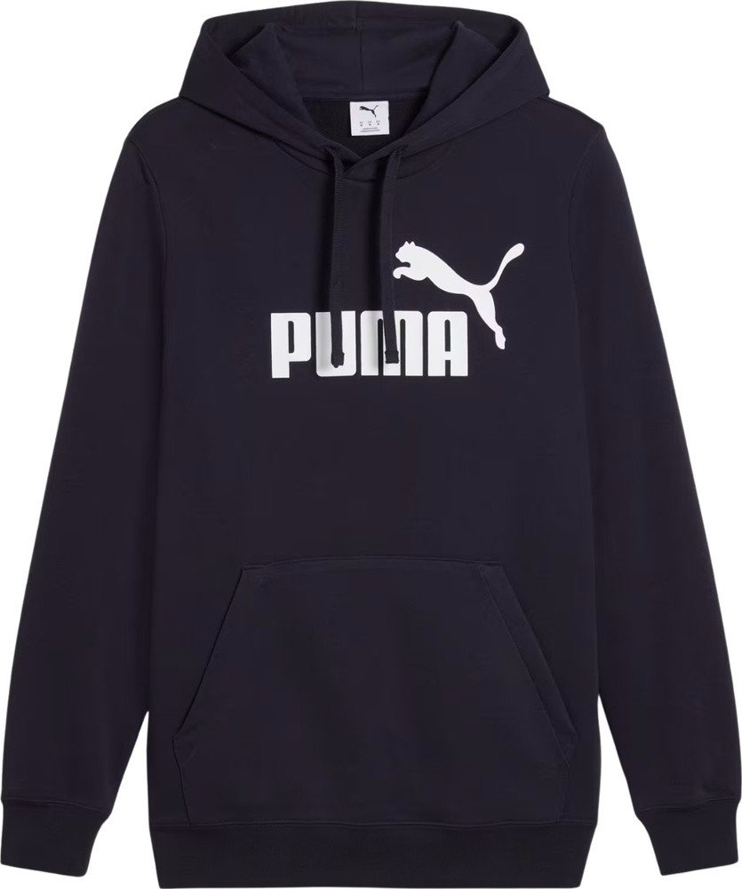 Bluza męska Puma ESS No.1 Logo Hoodie TR granatowa 682572 16 S