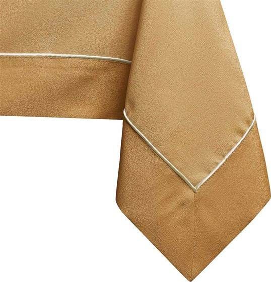 AmeliaHome Obrus plamoodporny złoty EMPIRE 140 x 160 cm