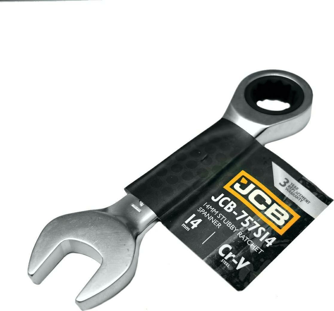 JCB JCB KLUCZ OCZKOWY Z GRZECHOTKĄ KRÓTKI 14mm