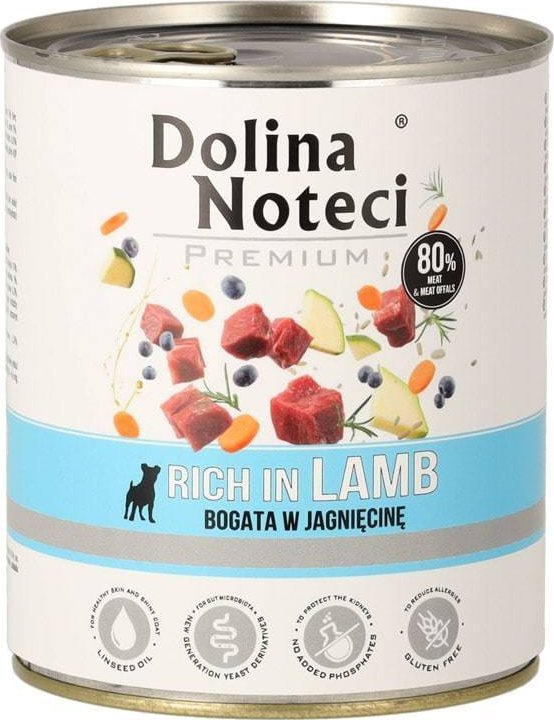 Dolina Noteci Premium z jagnięciną 800g