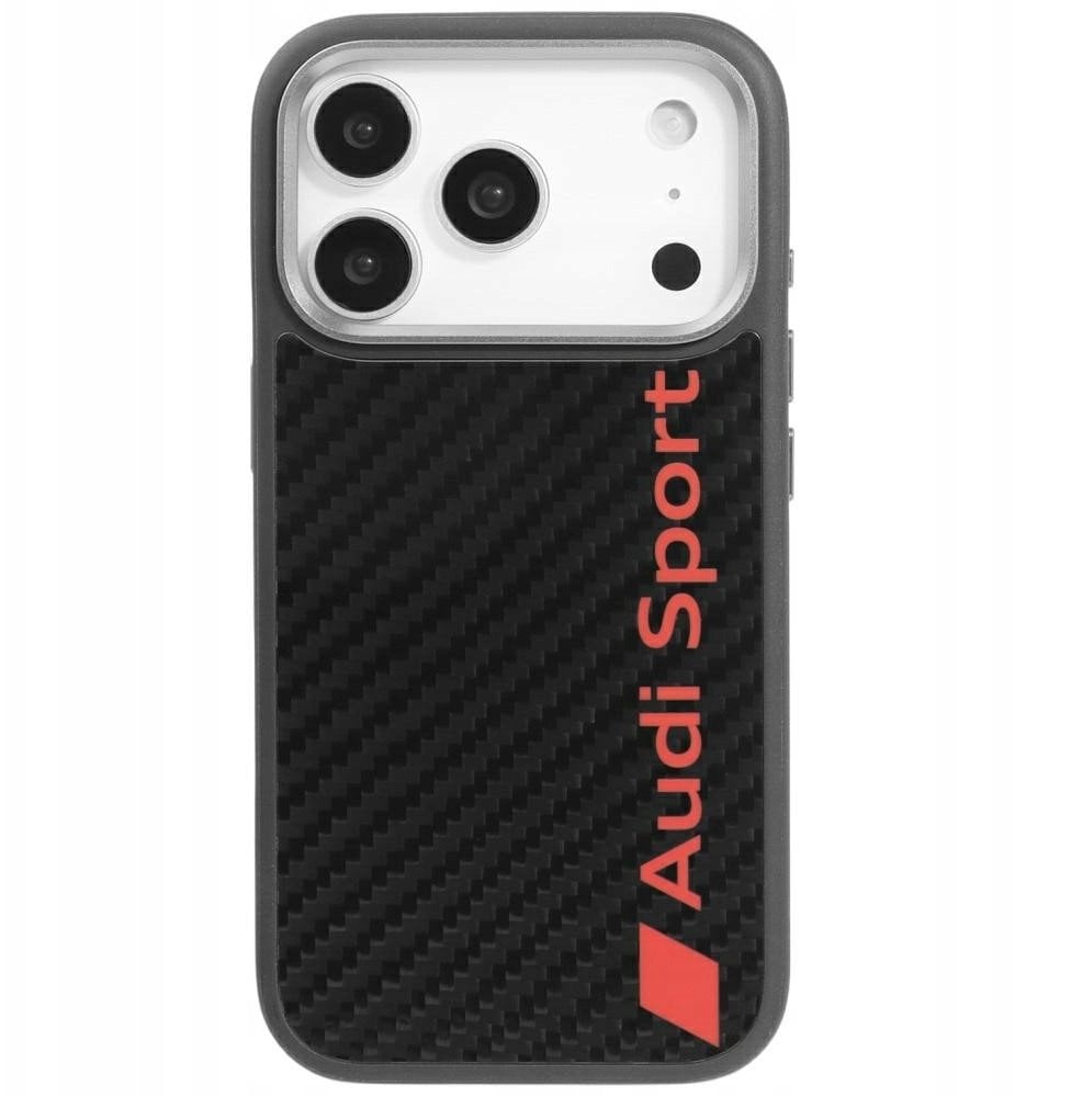 Case Audi R8 Carbon Fiber MagSafe for iPhone 17 Pro black