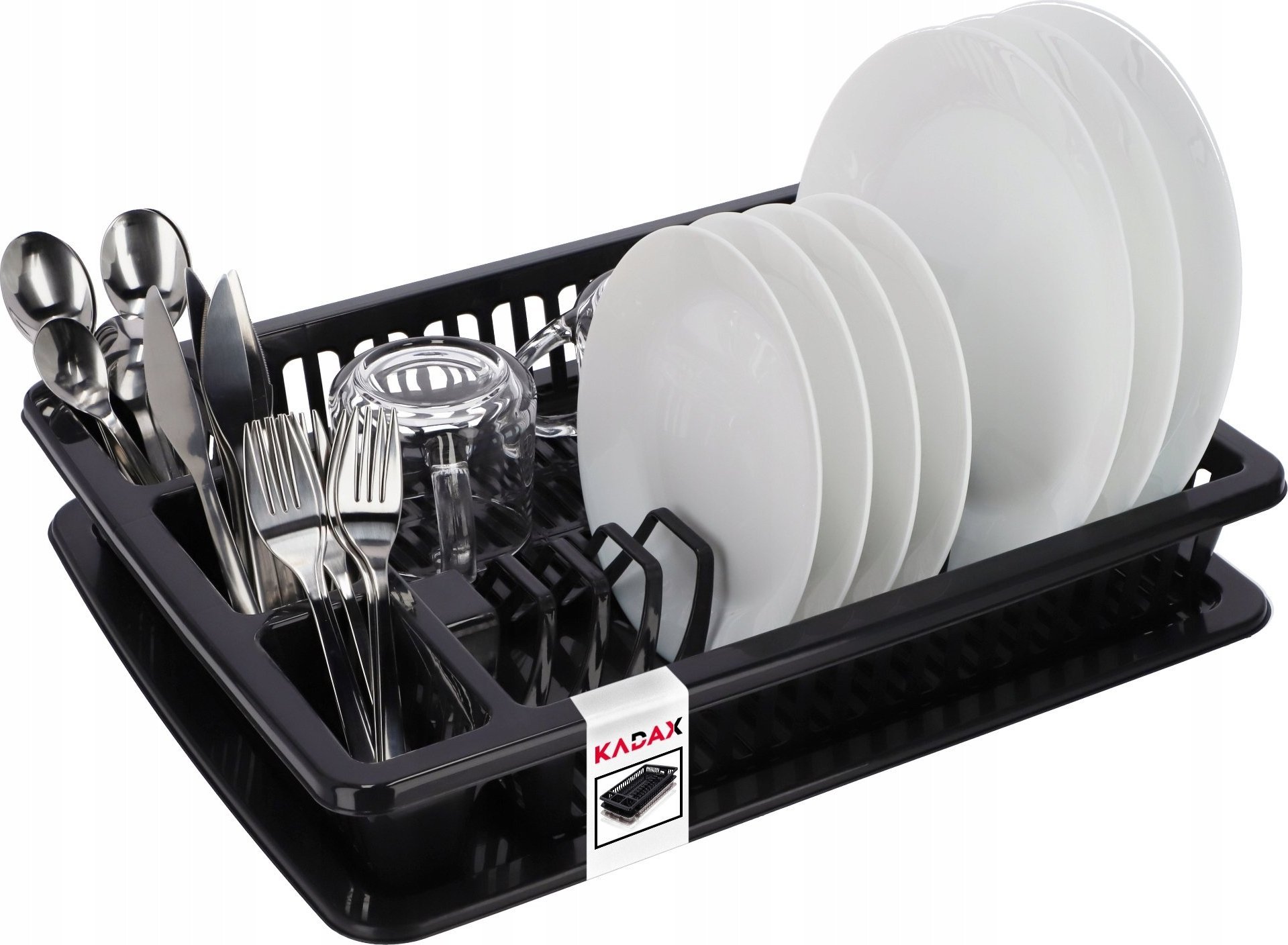 Kadax Suszarka Do Naczyń Stojąca Ociekacz Taca Duża 46cm