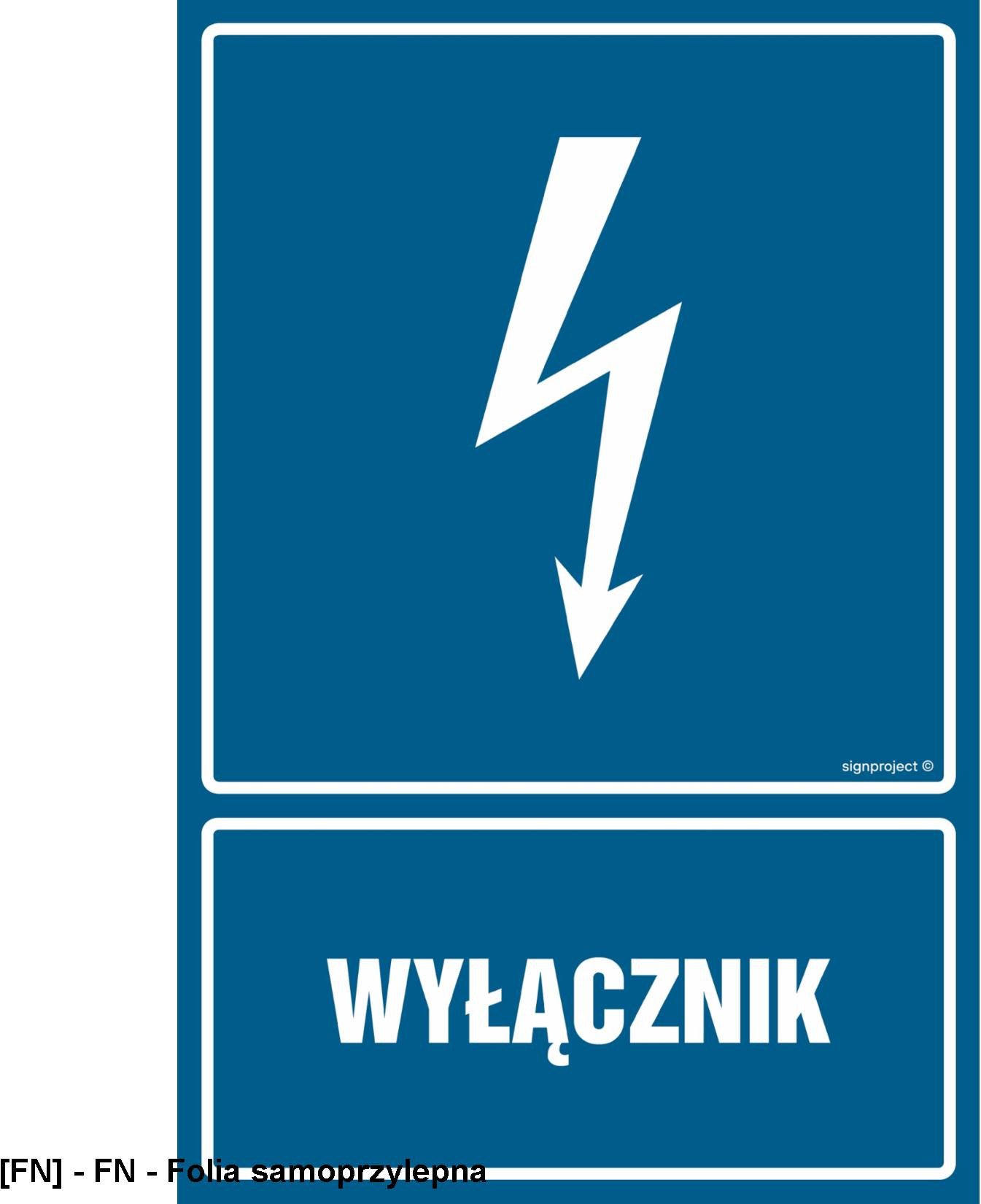 HG009 - Wyłącznik 300x450