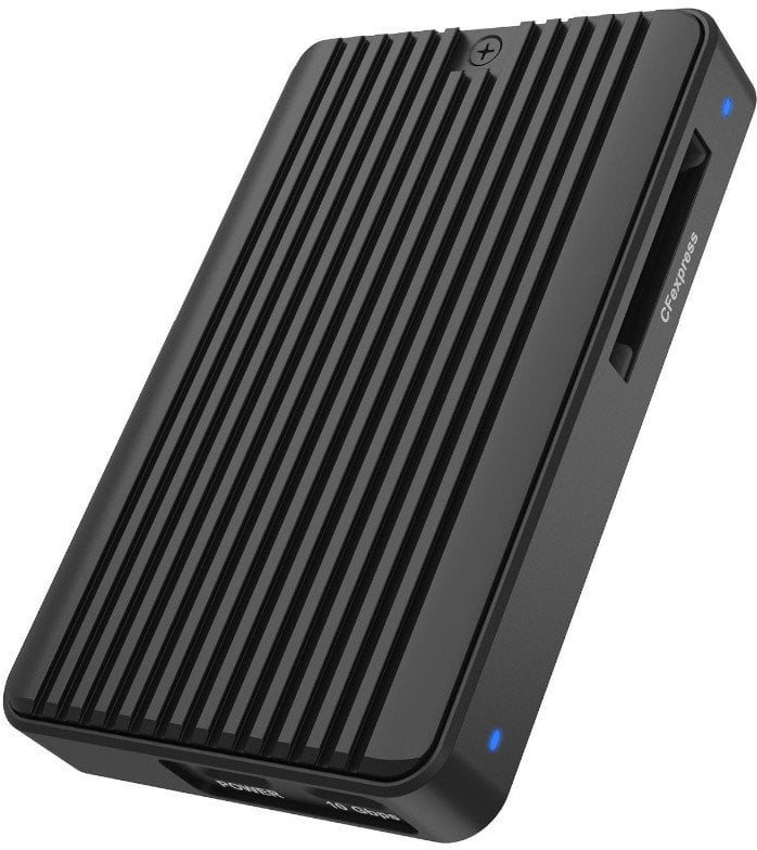 ICY BOX IB-CR601M-C31 M.2 NVMe/SATA SSD case with CFexpress Type-B Card Reader