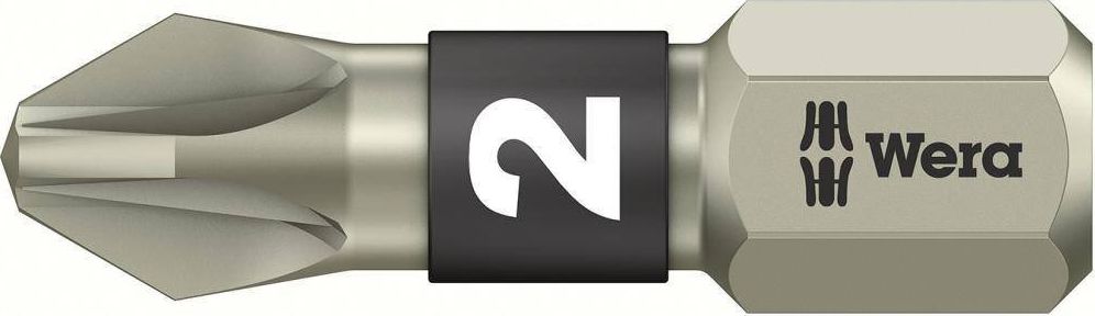 Wera Wera 071021 Bit Grot Nierdzewny INOX Końcówka PZ2