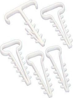 Opatówek Uchwyt montażowy Biały 100 sztuk (16.1)