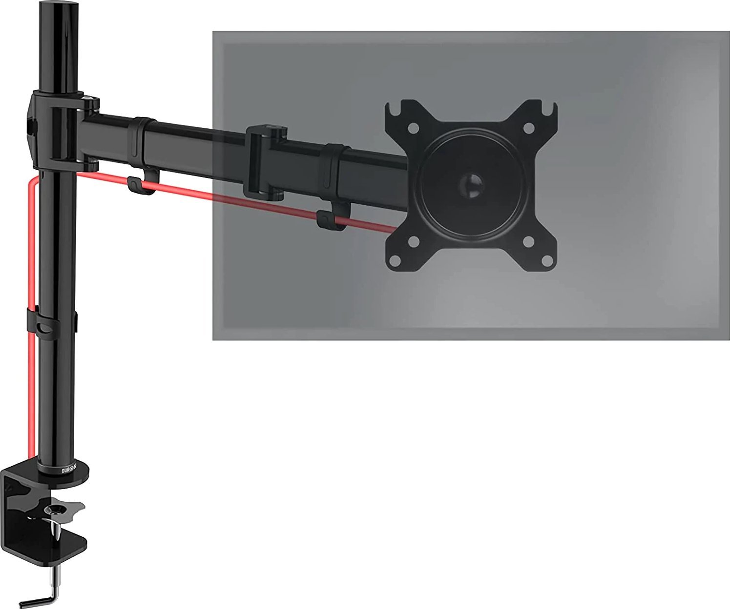 Duronic Uchwyt biurkowy na monitor 13" - 27" (DM251X3 BK)