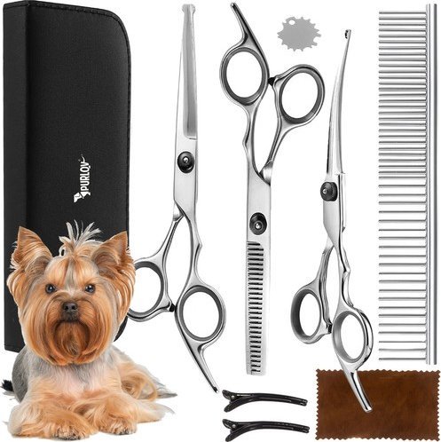 Purlov Nożyczki do strzyżenia psów (23186)