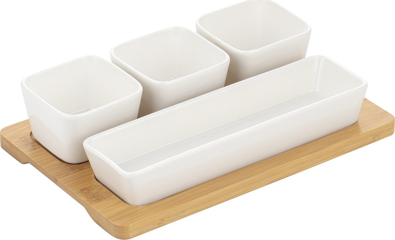 Florina Zestaw do dipów Florina Adria prostokątny 4 elementy