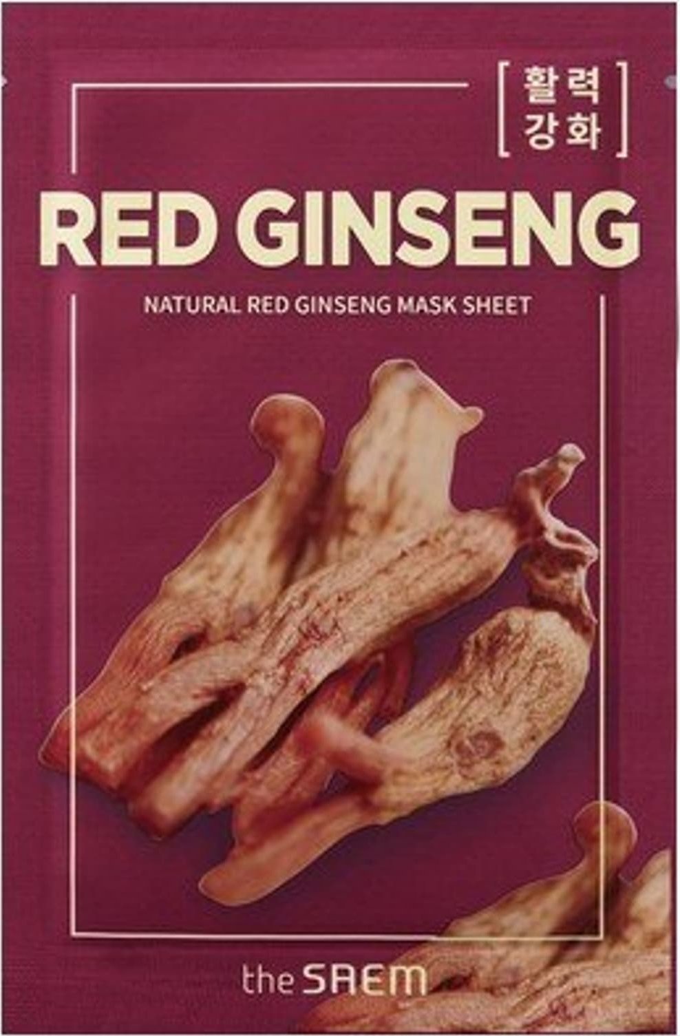 theSaem The SAEM Natural Mask Sheet Maska na tkaninie - Red Ginseng 21ml