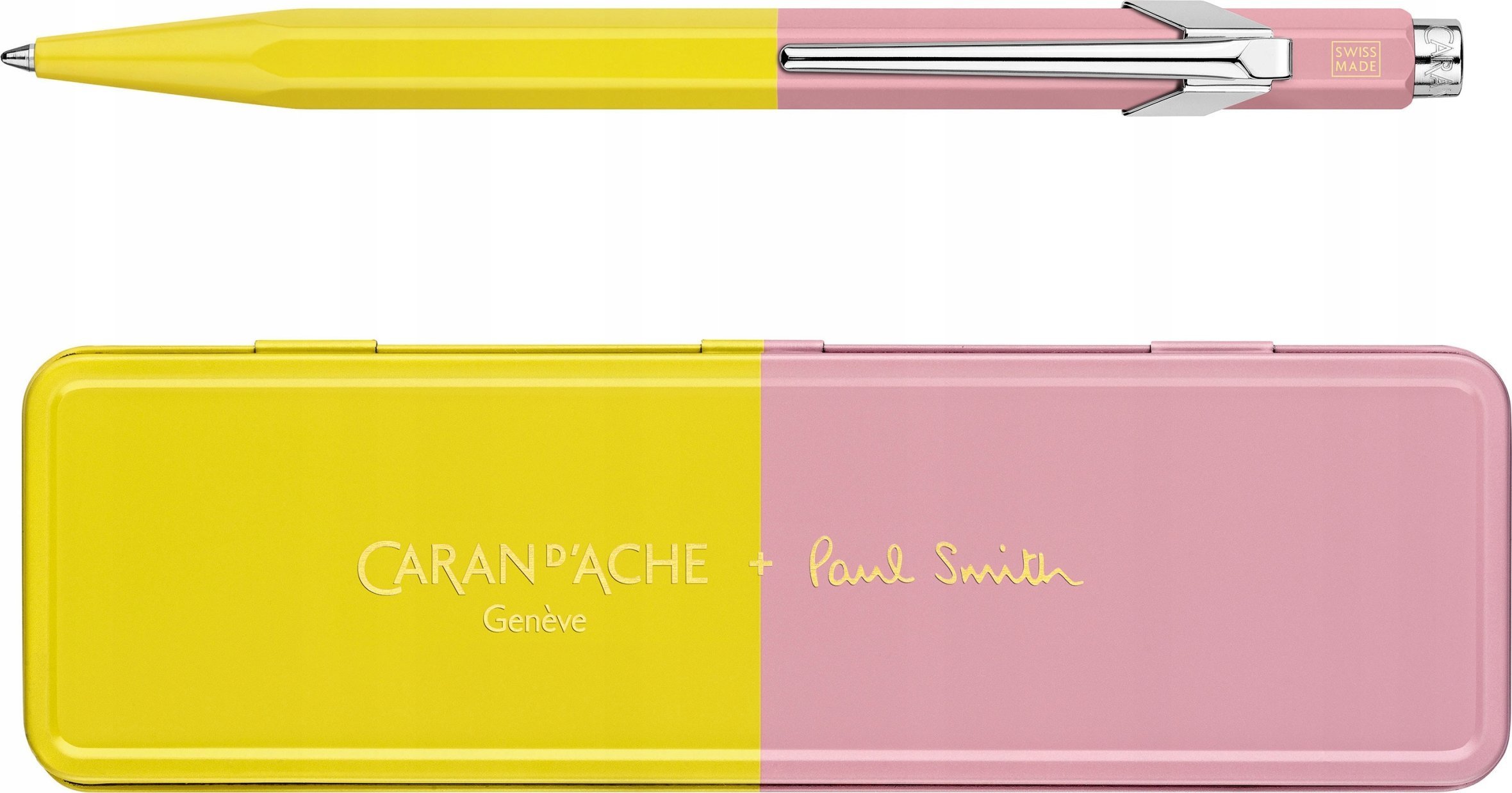Caran d`Arche Długopis CARAN D'ACHE 849 Paul Smith Edycja 4, M, w pudełku, Chartreuse/Rose