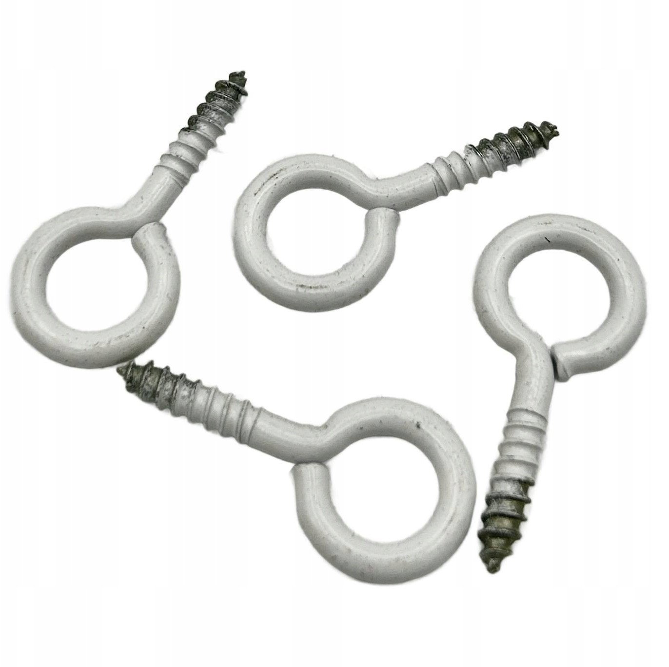 EYE SCREW 20X10X3,3X14 WHITE/ 4PCS